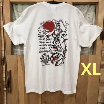 새상품 치기리 일본풍 패턴 반팔 T셔츠 (XL)