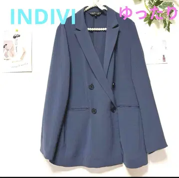 SALE INDIVI 인디비 테일러드 자켓 사이즈 38 무지