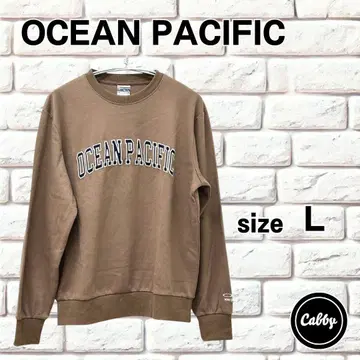 OCEAN PACIFIC 로고 자수 트레이닝복 얇은 소재