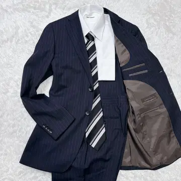퍼펙트 수트 팩토리 셋업 네이비 스트라이프 M Y5