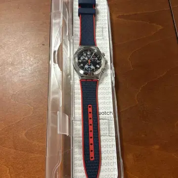 Swatch 쿼츠 손목시계 크로노그래프