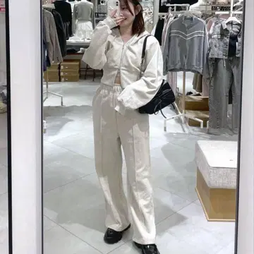 Heather WZIP 후디 맨투맨 팬츠 셋업 저지