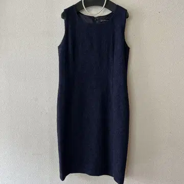DAMA collection 네이비 슬리브리스 원피스 11AR