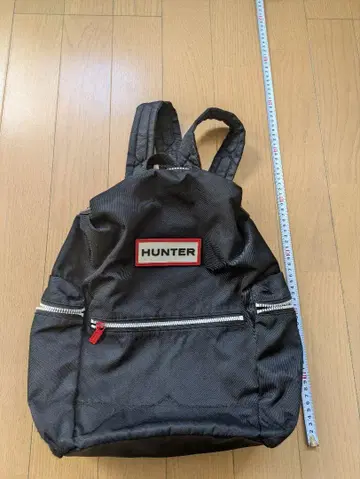 HUNTER 블랙 백팩