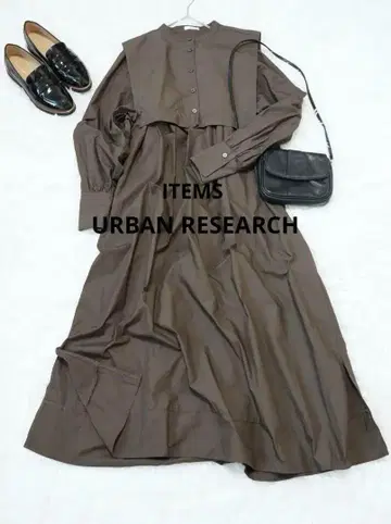 ITEMS URBANRESEARCH 티셔츠 원피스 긴팔 2WAY
