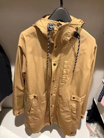outdoor 베이지 후드 부착 마운틴 후드티
