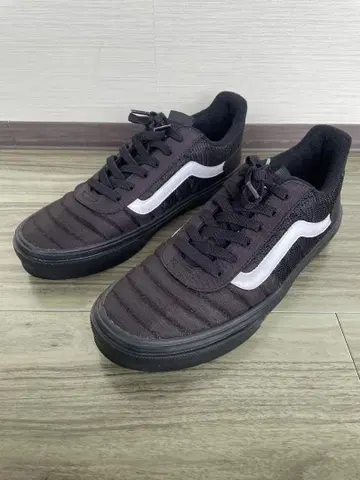 VANS V3838WR 반스 블랙 캔버스 스니커즈