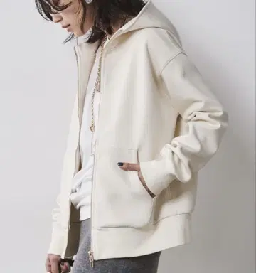 CHIC STYLE 본딩 후드티 L 사이즈