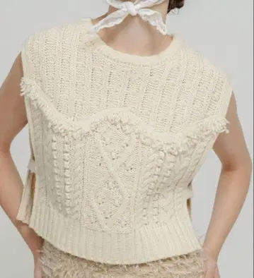 eaphi MIX PATTERN KNIT VEST 베스트