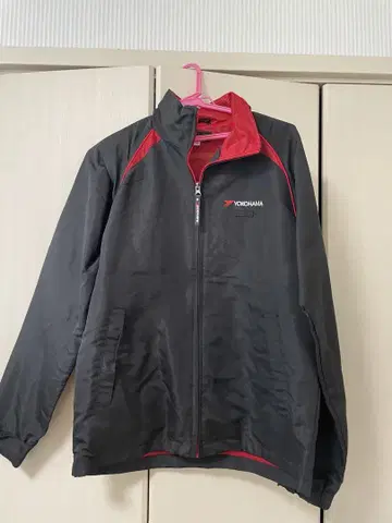 YOKOHAMA ADVAN 자켓 M 블랙/빨간색