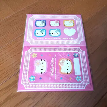 희귀 레어 레트로 1996년 헤이세이 헬로키티 레터 세트 카오하나