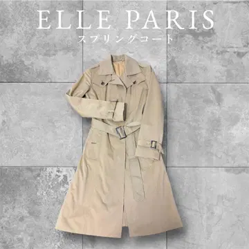 ELLE PARIS 스프링 코트 베이지