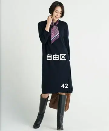 정가 35,200엔 자유구 TENCEL REVER 원피스 42