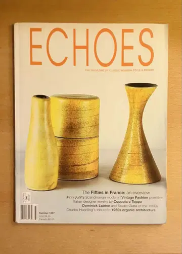 잡지 ECHOES 클래식 모던 스타일 & 디자인 1997 여름
