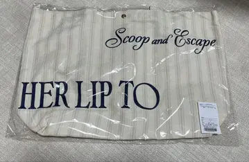 Herlipto 아이스크림 라지 토트 navy