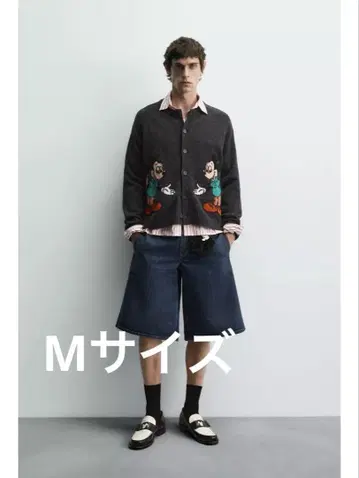 ZARA Disney harrylambert 미키마우스 가디건 M
