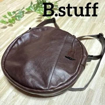 [ 컨디션 최상 ] B.stuff 비스태프 가죽 백팩 백 가방