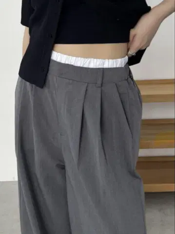 W 허리 팬츠