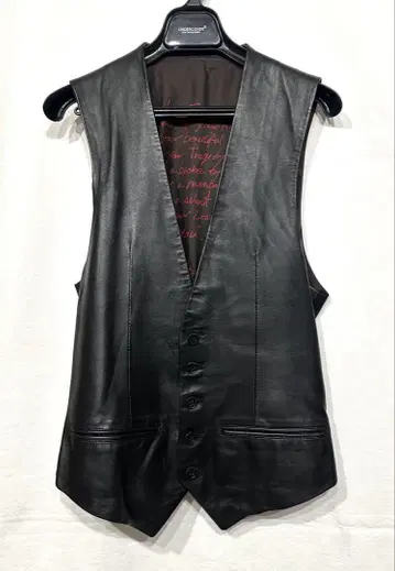 BACKLASH 양가죽 베스트 / 백래쉬 정장 자켓 조끼 셔츠