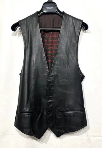 BACKLASH 양가죽 베스트 / 백래쉬 정장 자켓 조끼 셔츠