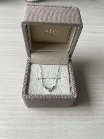 (가격 인하 협상 가능) ete K10 WG 다이아몬드 목걸이