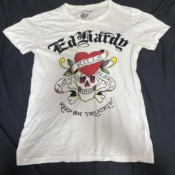 Ed Hardy 에드하디 스컬 하트 T셔츠