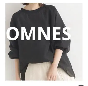 OMNES 오간자 레이어드 종이상자 니트 풀오버