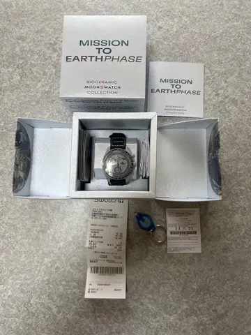 새상품 미사용 MOONSWATCH MISSION TO EARTHPHASE