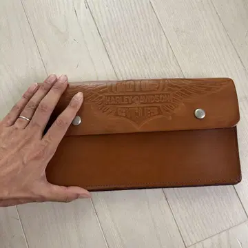 HARLEY-DAVIDSON 가죽 장지갑