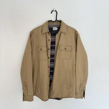 FAHERTY BRAND 베이지 코튼 셔츠 자켓