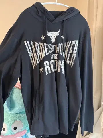 Under Armour PROJECT ROCK 후드 부착 후드티