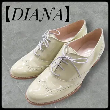 DIANA 드레스 슈즈 박스 포함 라이트 그레이 윙팁 가죽 신발 로퍼