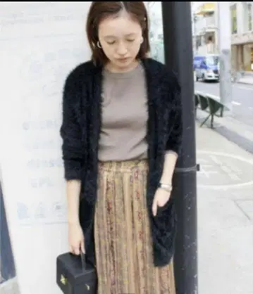 SLOBE IENA 슬로브 이에나 페더얀 가디건