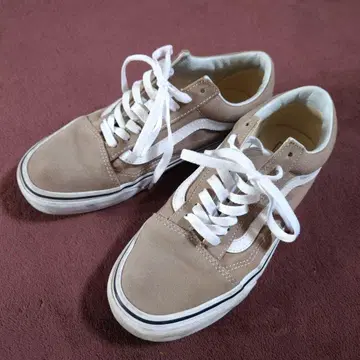 vans 베이지 스웨이드 로우컷 스니커즈