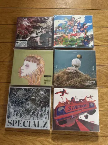 king gnu 초회 생산 한정판 CD 6매 세트