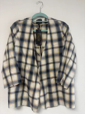 PENDLETON 노카라 자켓 화이트 x 네이비 F