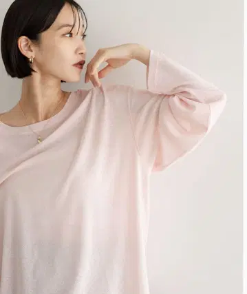 LOWRYS FARM USEFUL 시어 풀오버 핑크