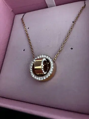 스와로브스키 SWAROVSKI 골드 목걸이