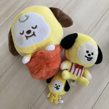BT21 CHIMMY와 TATA 봉제 인형 세트