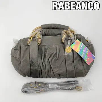 택 포함 새상품급 RABEANCO 소가죽 핸드백 숄더백 희귀 레어