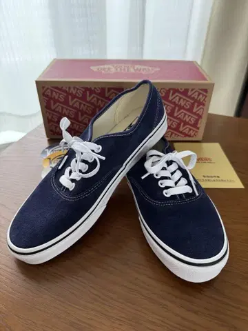 [ US 규격/미사용 ] VANS 오센틱 스웨이드 피 코트 블루