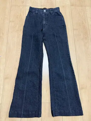 VICKY 부츠컷 데님 사이즈 0 다크 블루