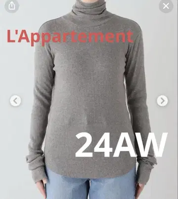 라빠르망24AW Yak Cotton RIB TURTLENECK