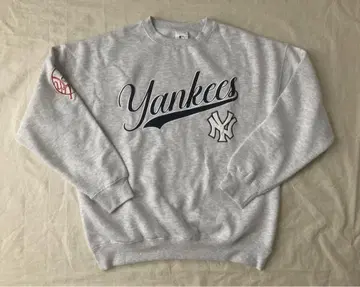 [ 미사용품 ] NY Yankees 그레이 맨투맨 M 사이즈