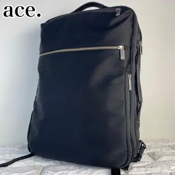 ace. 에이스 가제타블WR2 비즈니스 백팩 블랙 나일론 경량