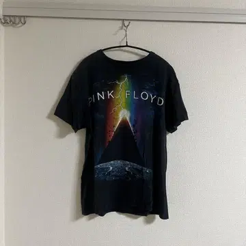 PINK FLOYD 블랙 티셔츠 밴드 티셔츠