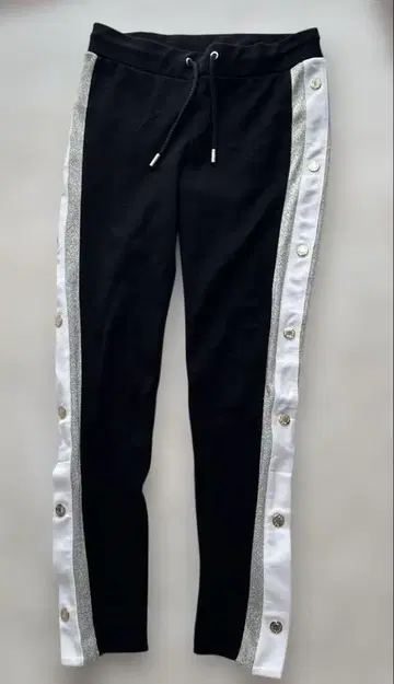 rady 골드 버튼 사이드 슬릿 저지 팬츠