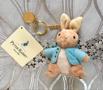 간사이 엑스포 영국관 피터 래빗 메달 포함 봉제 인형 키링