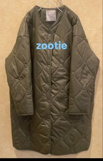 즈티 ZOOTIE 오버 사이즈 에어리 퀼팅 코트 아우터