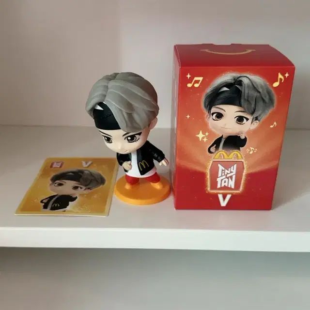 BTS 방탄소년단 V 뷔 맥도날드 피규어 포토카드